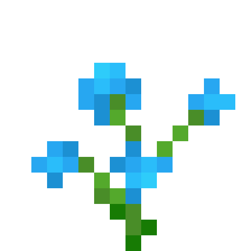 minecraft:blue_orchid icon