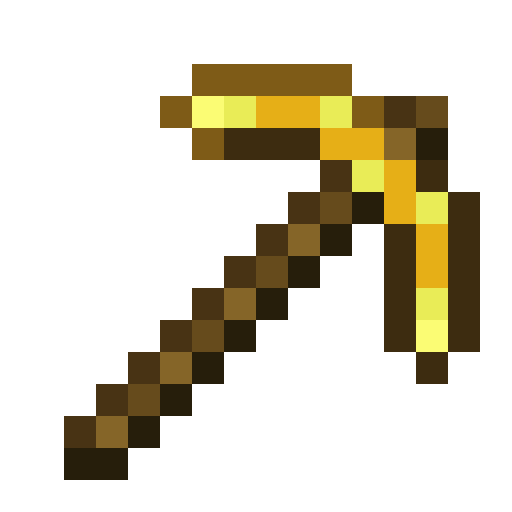 minecraft:golden_pickaxe icon