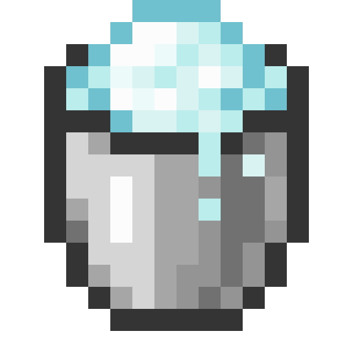 minecraft:powder_snow_bucket icon