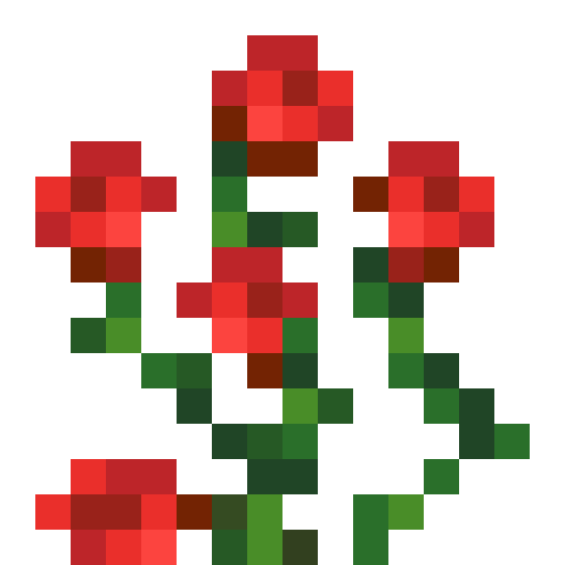 minecraft:rose_bush icon
